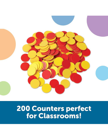 Contadores de Dos Colores Recursos de Aprendizaje - 200 Piezas