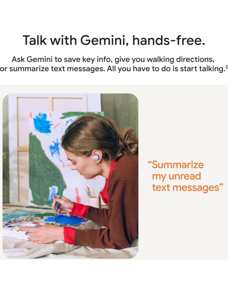 Auriculares Inalámbricos Google Pixel Buds 2a - Iris - Cancelación de Ruido