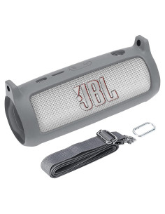 Funda de Silicona Co2CREA para Altavoz JBL Flip 6 Gris