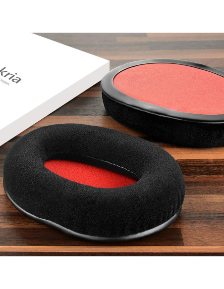 Almohadillas de Repuesto Geekria Velour para Auriculares HyperX Cloud