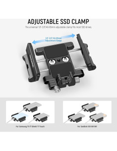 Soporte Universal para SSD NEEWER UA035 Ajustable 40-65mm 2