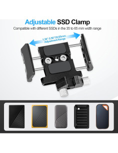 Soporte de Montaje EMART para SSD Ajustable 40-65mm 2