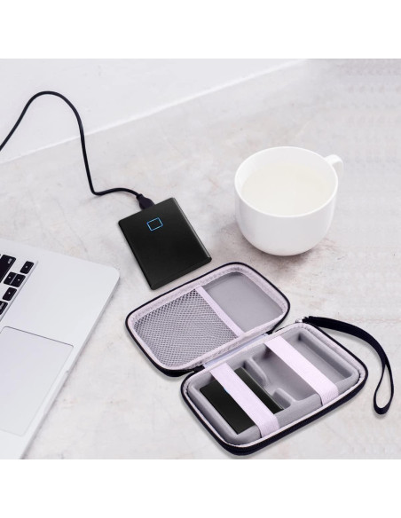 Funda de Transporte para SSD Samsung T7 y T7 Touch - Negra