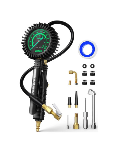 Inflador de Neumáticos AstroAI 2025 con Manómetro 230 PSI