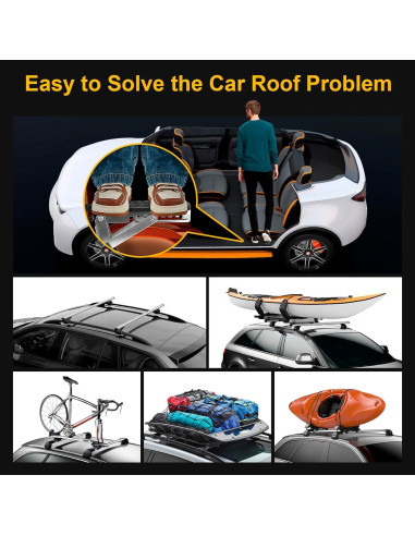 Escalón de puerta de coche SYMI SMMR universal negro 0.45 kg