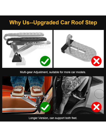 Escalón de puerta de coche SYMI SMMR universal negro 0.45 kg