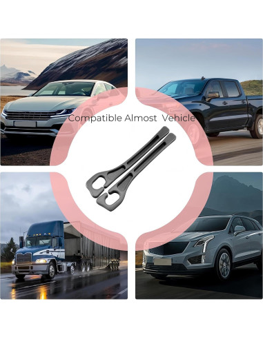 Relleno Espacio Asientos Coche Jocose Moose 2 Piezas Negro