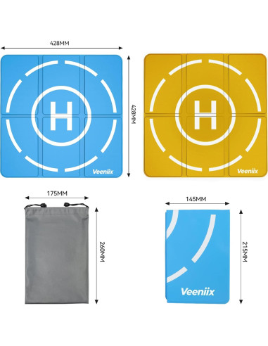 Plataforma de Aterrizaje Plegable Veeniix V11MINI 42.8cm Antideslizante
