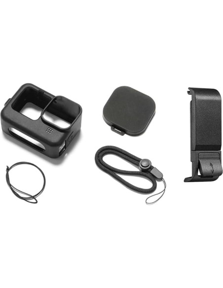Kit de Accesorios Funda Silicona GoPro Hero 9/10/11/12 Negra