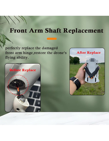 Eje de Brazo Frontal Reemplazo DJI Mini 4 Pro y Mini 3