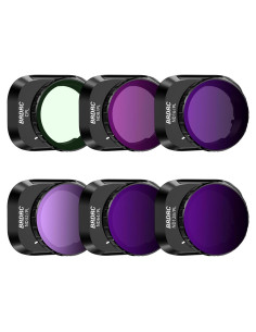 Juego de Filtros BRDRC para DJI Mini 4 Pro - 6 Paquete CPL y ND