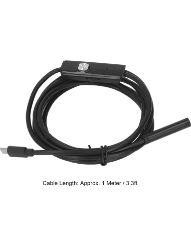 Cámara Endoscópica Industrial USB Eujgoov 1.3MP IP67 7mm