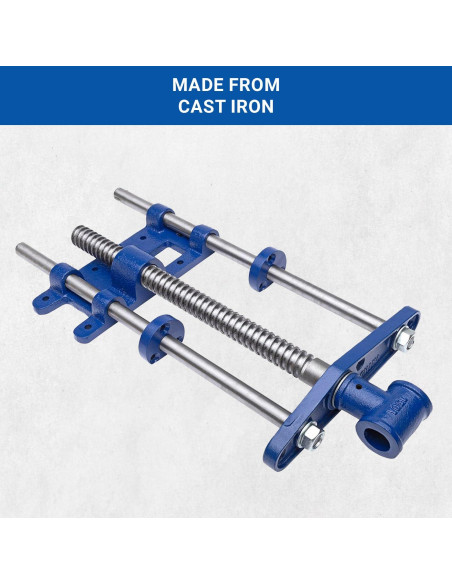 Prensa de Carpintero Yost F10WW 10" Hierro Fundido Azul