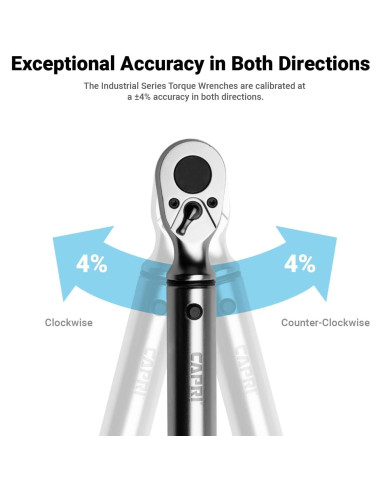 Llave de Torque Industrial Capri Tools 31202-250FL 30-250 Nm
