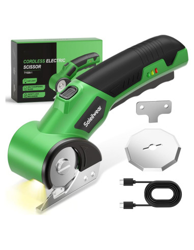 Cortador de Cartón Eléctrico Inalámbrico TY008 Verde 2000mAh