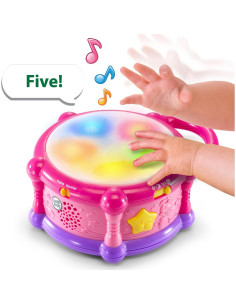Tambor de Juego y Aprendizaje Bilingüe LeapFrog Rosa 6-36 meses 2