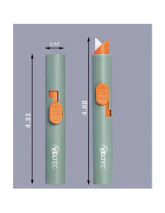 Cortador Utilitario Cerámico Retráctil Veltec VC90 Verde 2