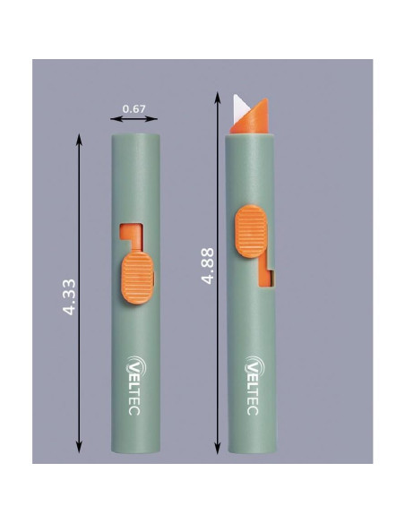 Cortador Utilitario Cerámico Retráctil Veltec VC90 Verde