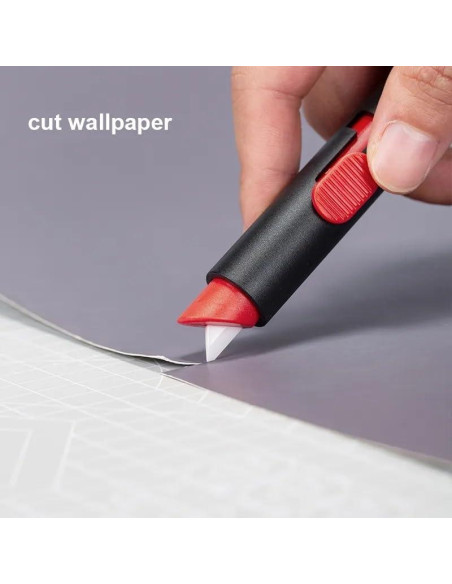 Cortador Utilitario Cerámico Retráctil Veltec VC90 Verde