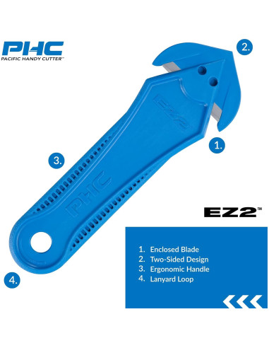 Cortador de Seguridad EZ2 Pacific Handy Cutter - Desechable, 13.97 cm