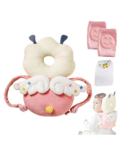 Mochila Protectora de Cabeza Minochi para Bebé Hada Rosa