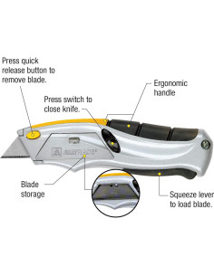 Cuchillo Utilitario Alltrade Squeeze 15.24 cm, 6 Cuchillas 2