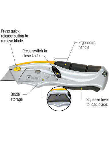 Cuchillo Utilitario Alltrade Squeeze 15.24 cm, 6 Cuchillas