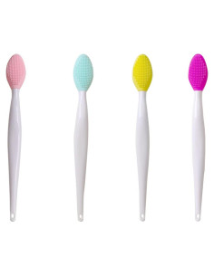 Set 4 Cepillos Exfoliantes de Labios Silicona ZYYC - Colores Variados