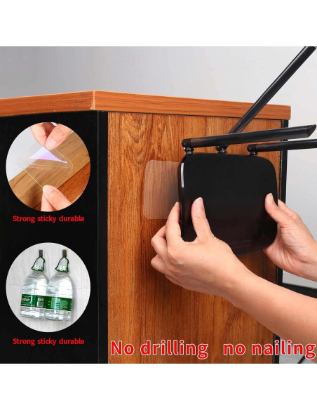 Cinta de Montaje Doble Cara MILEQEE 80 Piezas 60mm Fuerte