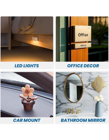 Cinta Doble Cara TAPEBEAR 2.54cm x 3Rollos 3m Alta Resistencia