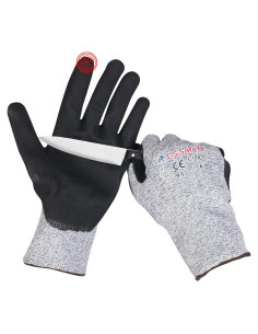 Guantes Resistentes a Cortes Nivel 5 DS Safety - 12 Pares Medianos