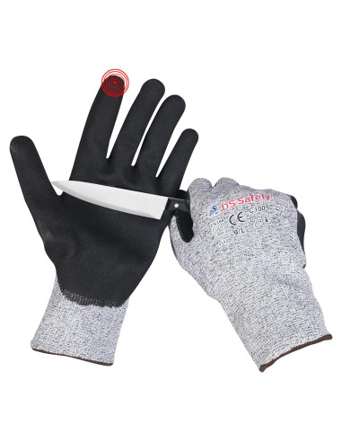 Guantes Resistentes a Cortes Nivel 5 DS Safety - 12 Pares Medianos