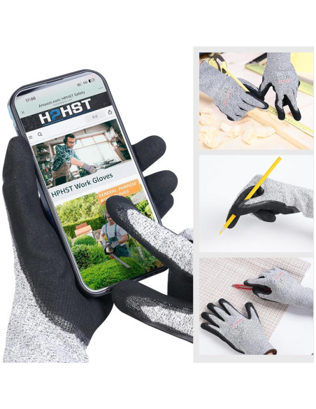 Guantes Resistentes a Cortes Nivel 5 DS Safety - 12 Pares Medianos
