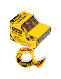 Cinta Doble Cara Scotch 12.7 mm x 6.35 m - 3 Rollos