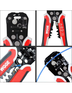Pelacables Autoajustable WGGE WG-014 para AWG 10-24, 20.32 cm 2