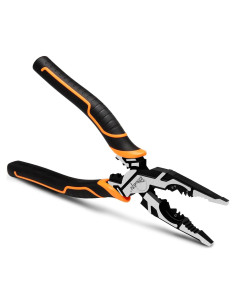 Alicates eléctricos DISEN 22.86 cm 7-en-1 multifuncionales
