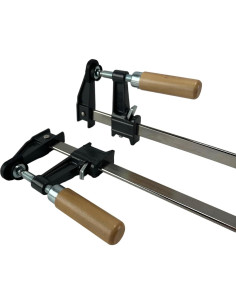 Juego de 6 Abrazaderas de Barra de Acero 91.44 cm EDMBG 2