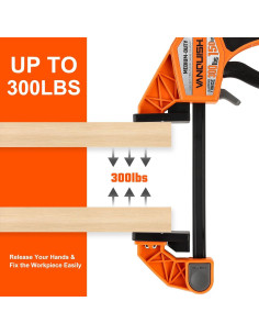 Abrazaderas de Liberación Rápida Vanquish 6" (15 cm) 2