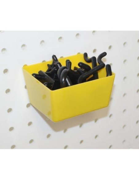 Conjunto de Bins y Ganchos WallPeg para Tablero de Clavos