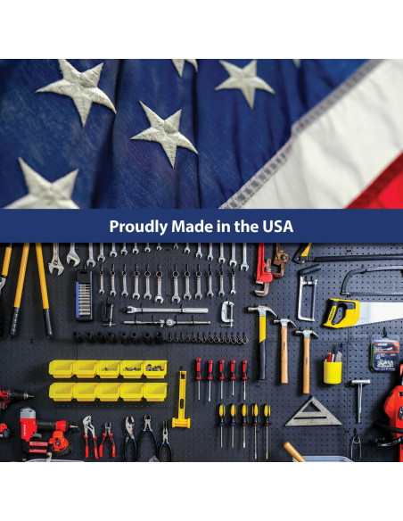 Conjunto de Bins y Ganchos WallPeg para Tablero de Clavos