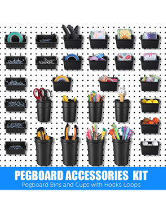 Organizador de Herramientas Sieral 64 Piezas Tablero de Clavos 2