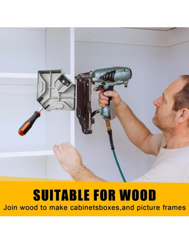 Juego de 6 Abrazaderas de Ángulo Recto Leriton 15 cm