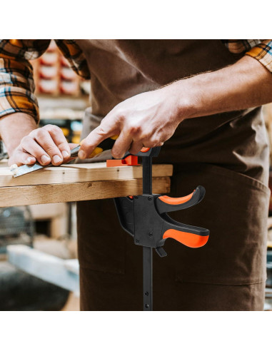 Juego de 6 Abrazaderas de Ángulo Recto Leriton 15 cm