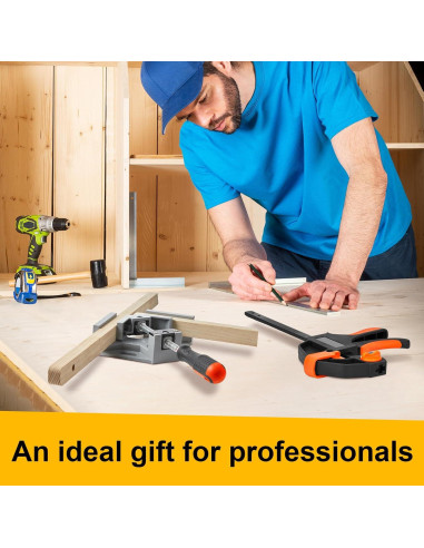 Juego de 6 Abrazaderas de Ángulo Recto Leriton 15 cm