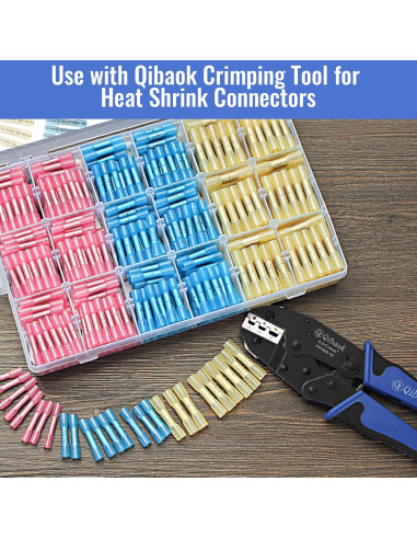 660 Conectores Termorretráctiles Qibaok Impermeables 22-10 AWG