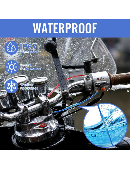 660 Conectores Termorretráctiles Qibaok Impermeables 22-10 AWG