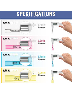 Kit 680 Conectores Termoretráctiles Sopoby Impermeables 2