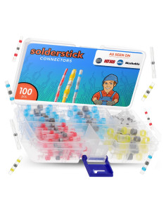 Kit de Conectores de Soldadura Solderstick 100 Piezas AWG