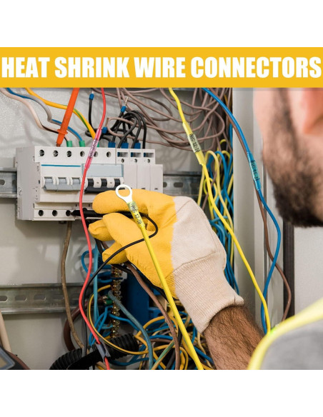 Kit 300 Conectores Termocontraíbles Camtek AWG 22-10 Impermeables