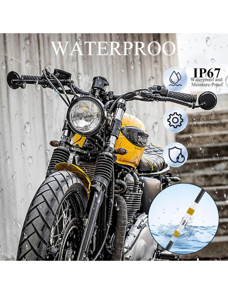 Kit de Conectores de Cable Termocontraíble YNEGSDE 340PCS Impermeables